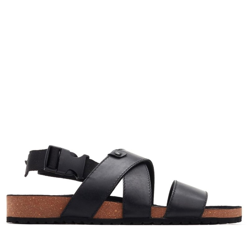 Base London Womens/ladies Holkham Strappy Leather Sandals In Black