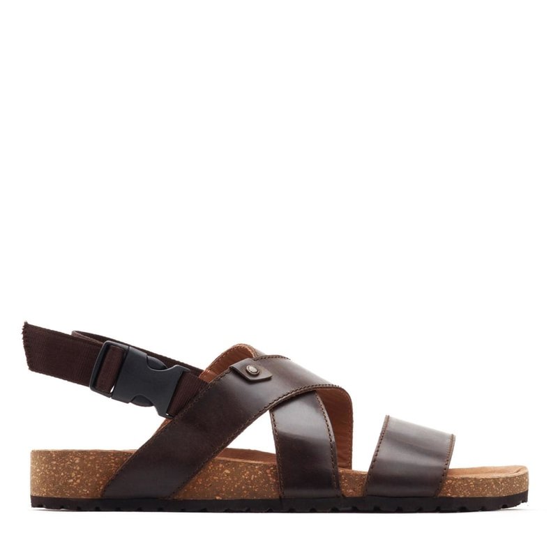 Base London Womens/ladies Holkham Strappy Leather Sandals In Brown