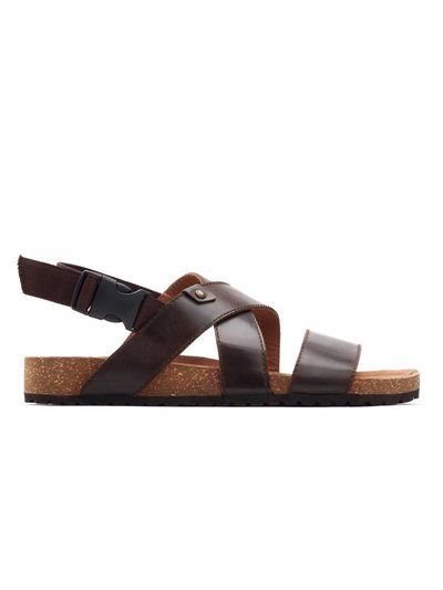 Base London Womens/Ladies Holkham Strappy Leather Sandals - Brown product