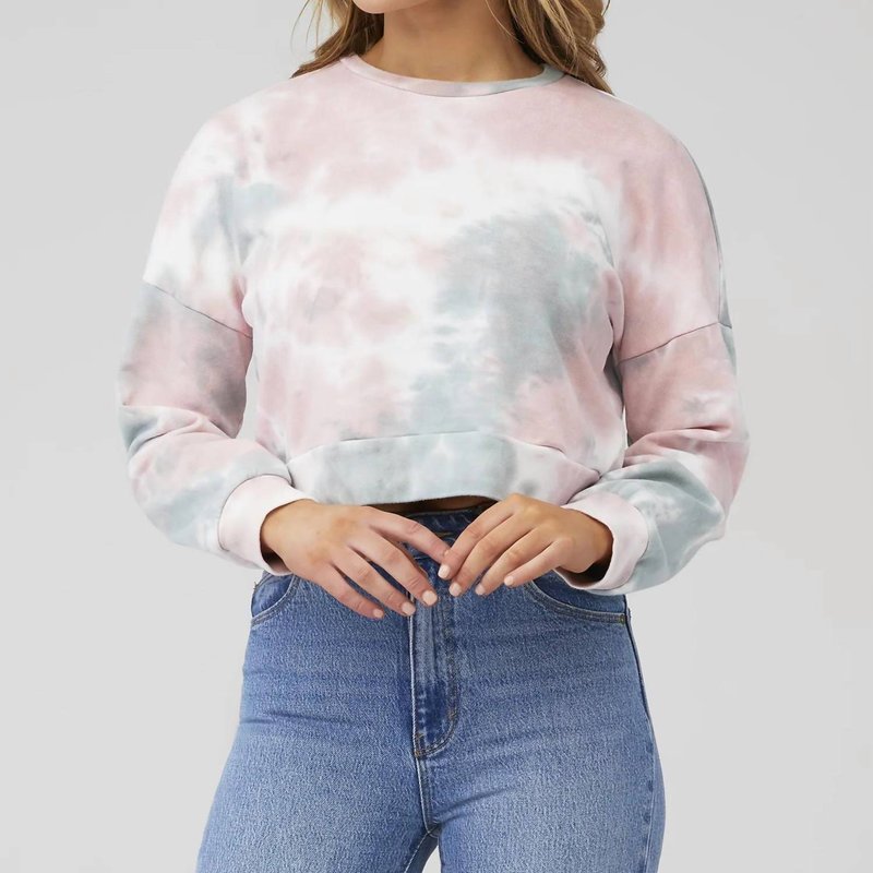 Shop Bb Dakota You're Trippin Sweatshirt In Multi In Pink