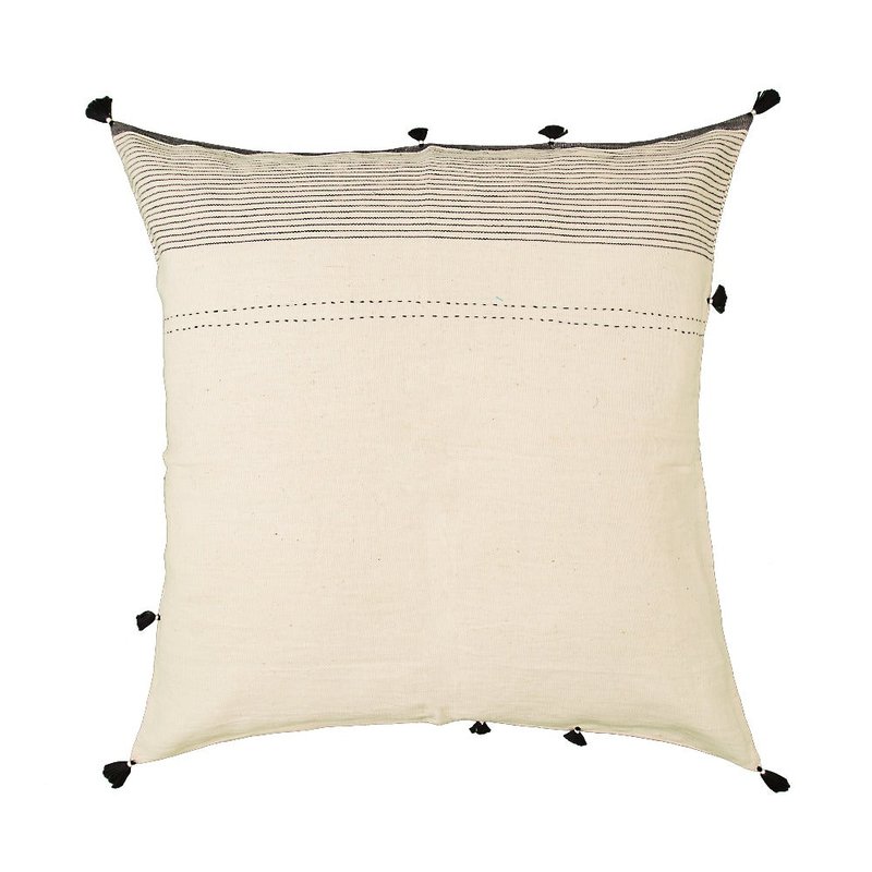 Beach Haus Rebari Pillow By Injiri In White