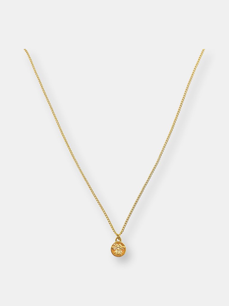 Camelia Bee Necklace - Gold
