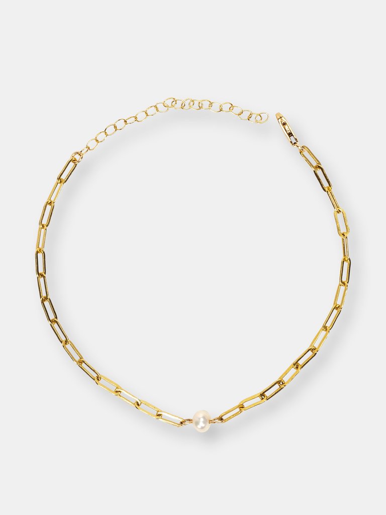 Halle Pearl Bracelet - 14k Gold