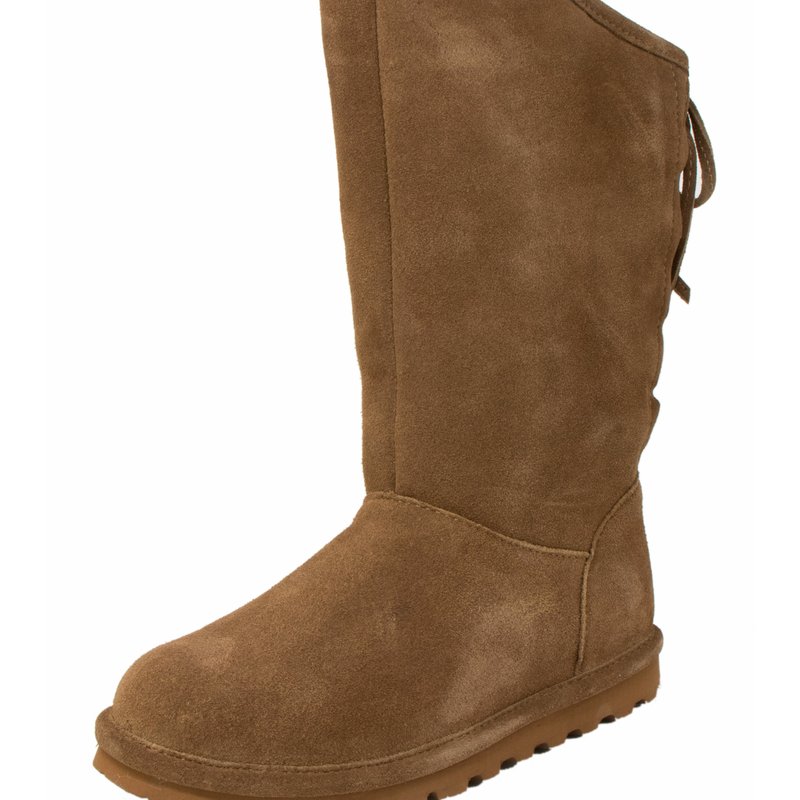 Shop Bearpaw Women's Phylly Mid-calf Suede Boot In Brown