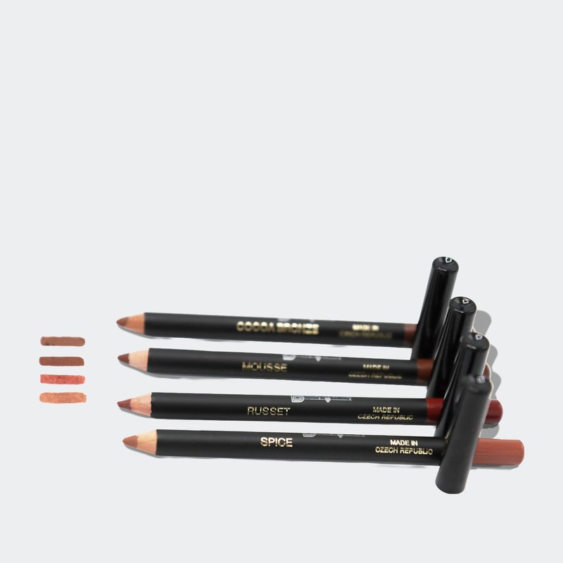 Shop Beauty And The City Lip Liners In Brown