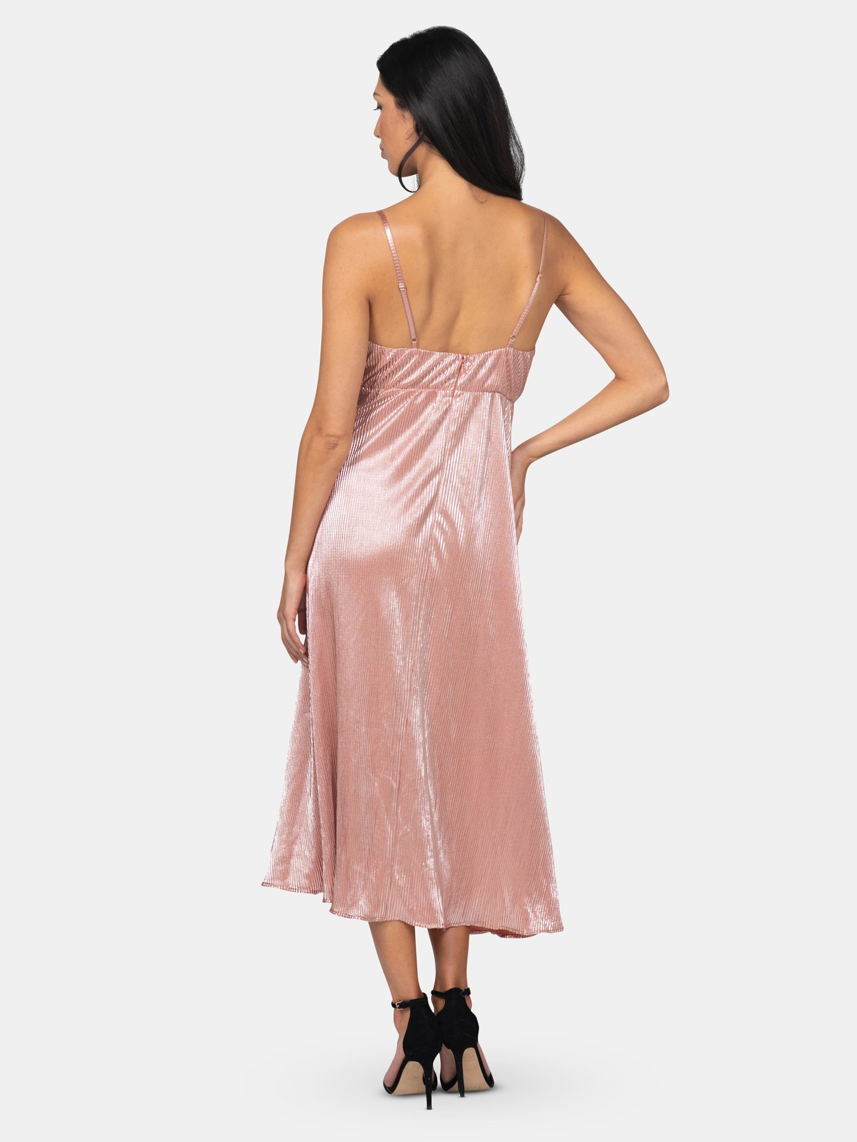 Bebe Twist Front High Slit Dress Verishop