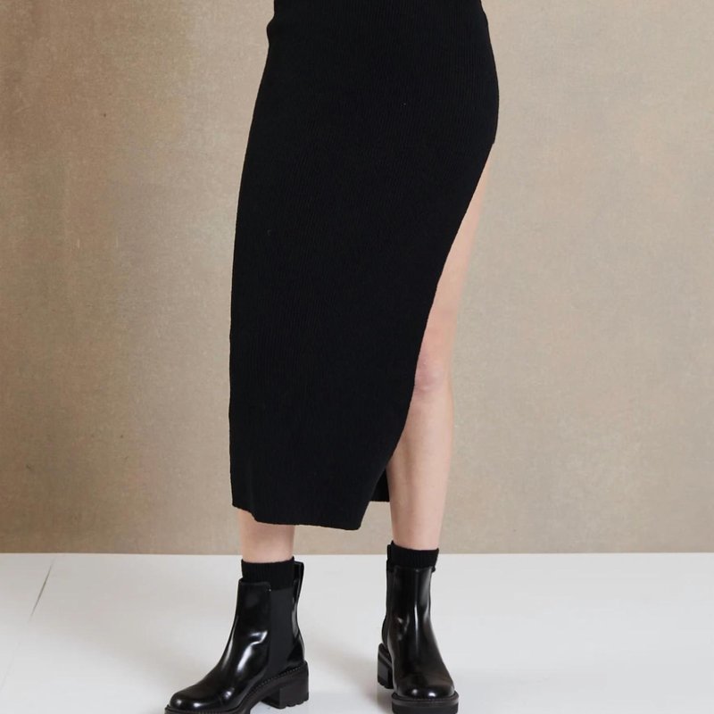 Shop Bec & Bridge Anouk Knit Midi Dress In Black