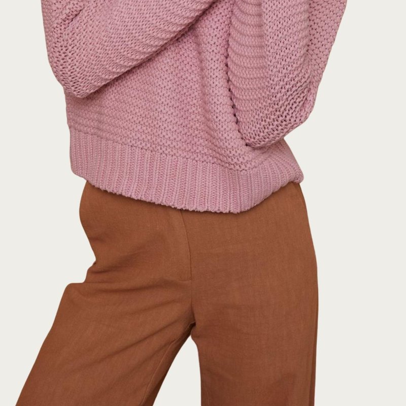 Shop Bec & Bridge Elsa Knit Jumper Sweater In Pink