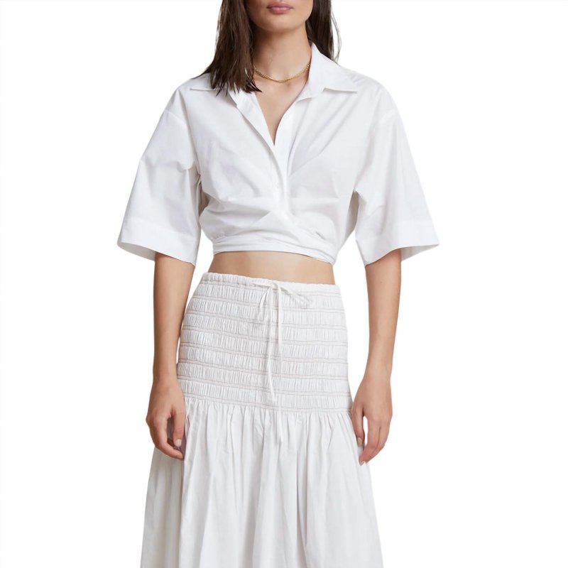 Shop Bec & Bridge Selene Shirt In White