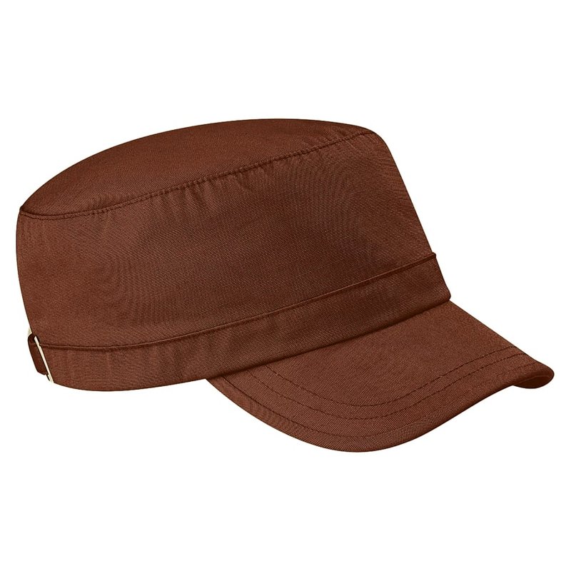 Beechfield Army Cap / Headwear (pack Of 2) (chocolate)