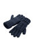 Beechfield Cable Knit Melange Gloves (Navy) - Navy