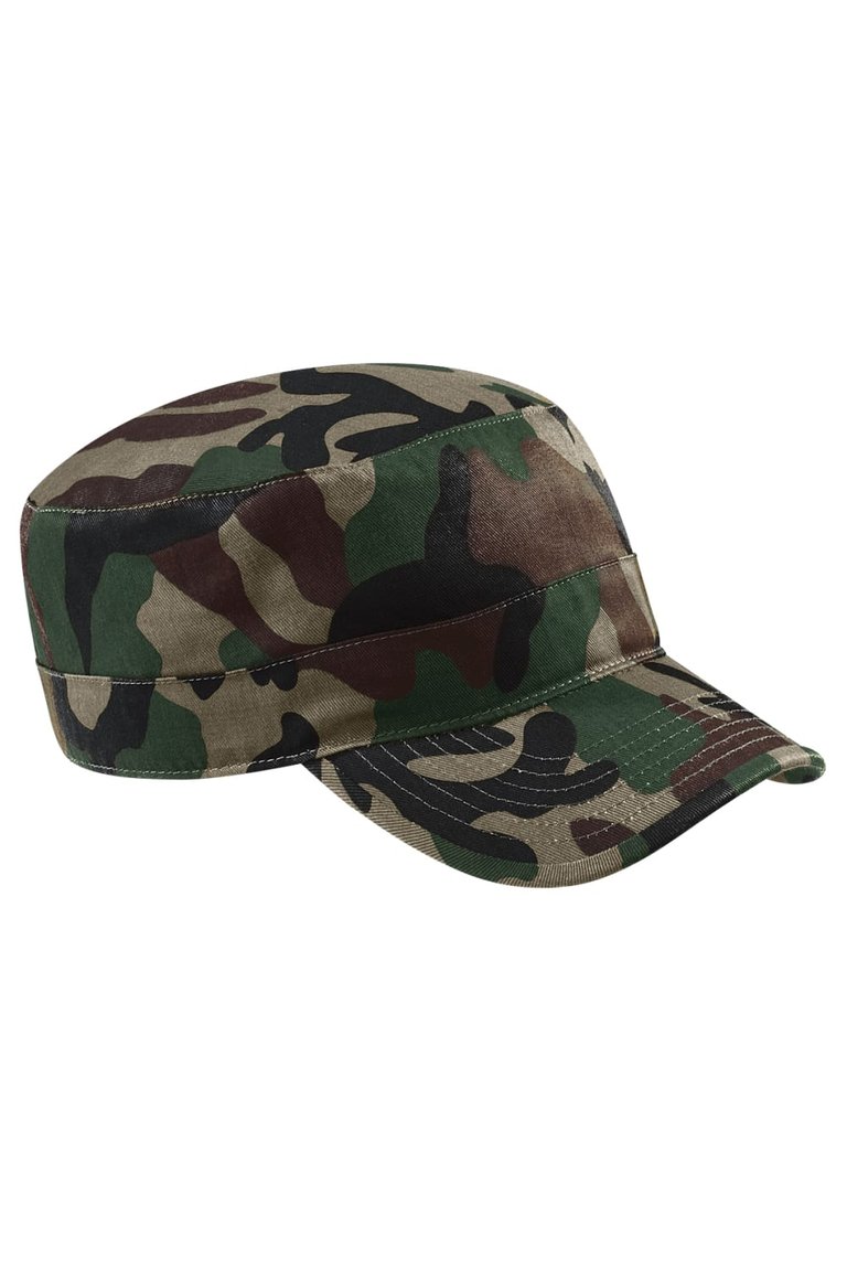 Beechfield Camouflage Army Cap/Headwear (Pack of 2) (Jungle) - Jungle