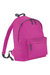 Beechfield Childrens Junior Big Boys Fashion Backpack Bags/Rucksack/School (Fuchsia/ Graphite Grey) (One Size) - Fuchsia/ Graphite Grey