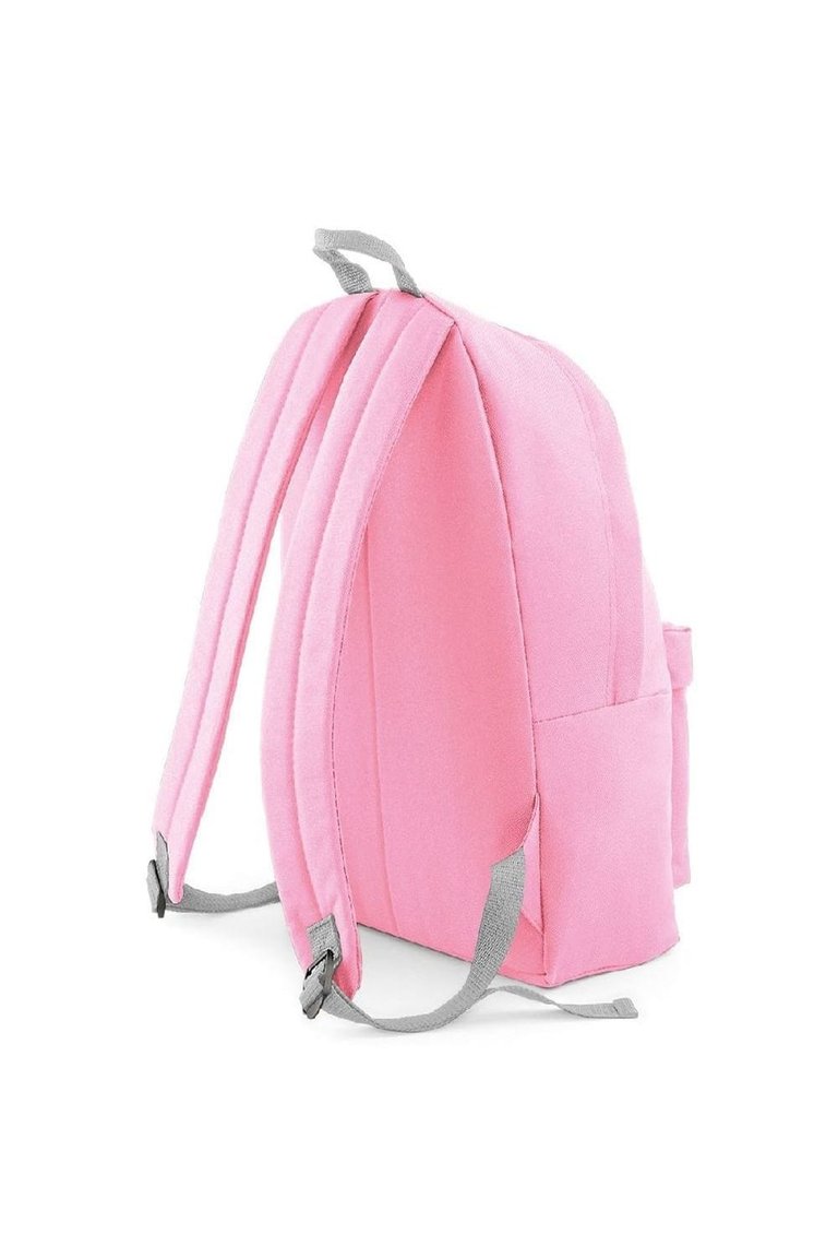 Beechfield Childrens Junior Big Boys Fashion Backpack Bags/Rucksack/School (Pack of 2) (Classic Pink/ Light Grey) (One Size)