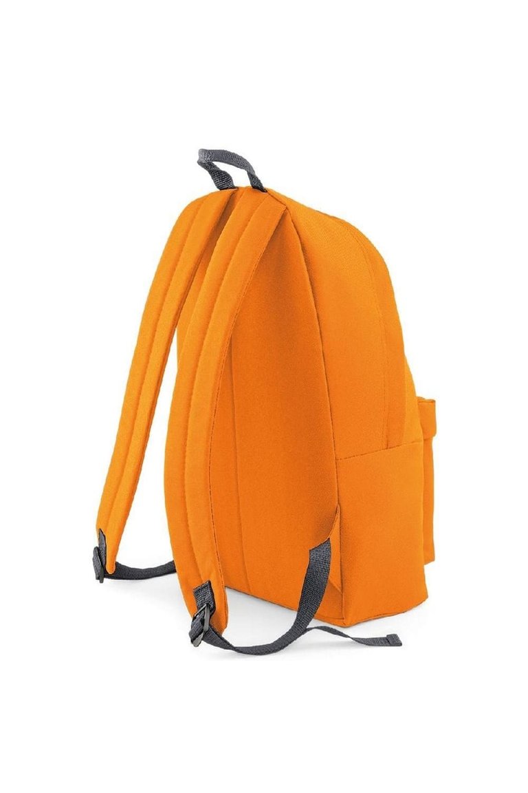Beechfield Childrens Junior Big Boys Fashion Backpack Bags/Rucksack/School (Pack of 2) (Orange/ Graphite Grey) (One Size)