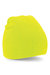 Beechfield Plain Basic Knitted Winter Beanie Hat (Fluorescent Yellow) - Fluorescent Yellow