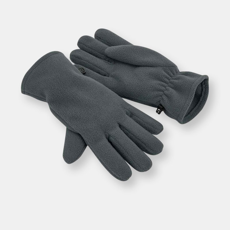 Beechfield Recycled Fleece Gloves (steel Grey)