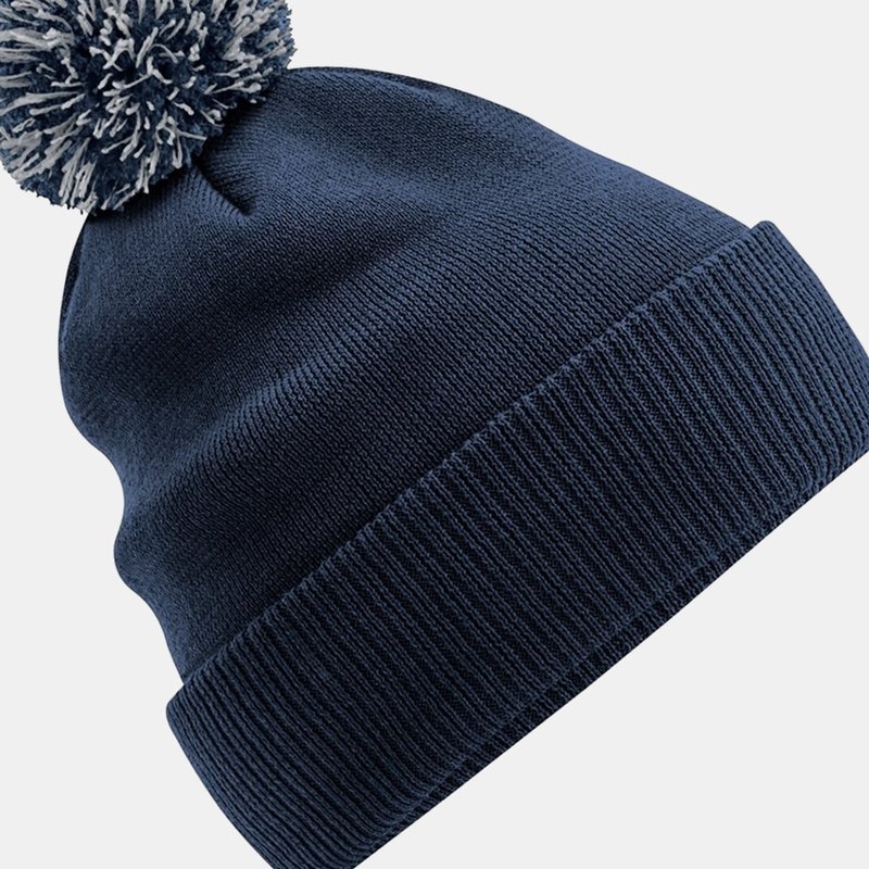 Beechfield Snowstar Recycled Beanie In Blue