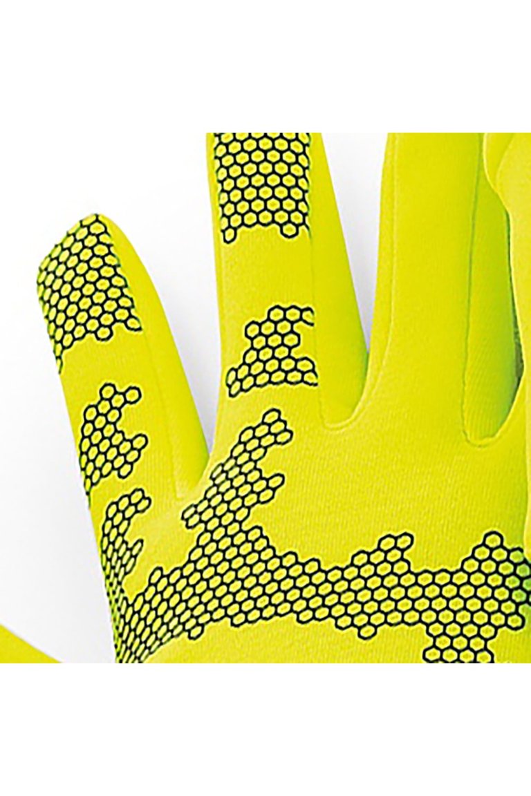 Beechfield Unisex Adult Sports Tech Softshell Gloves (Fluorescent Yellow)