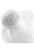 Beechfield Unisex Original Pom Pom Winter Beanie Hat (White)