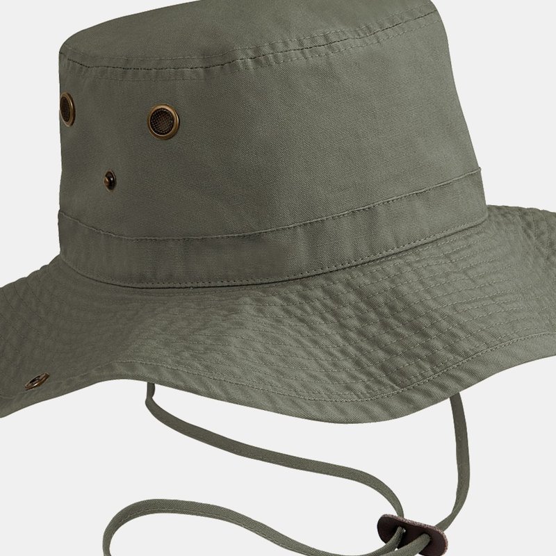Beechfield Unisex Outback Upf50 Protection Summer Hat / Headwear (olive Green)