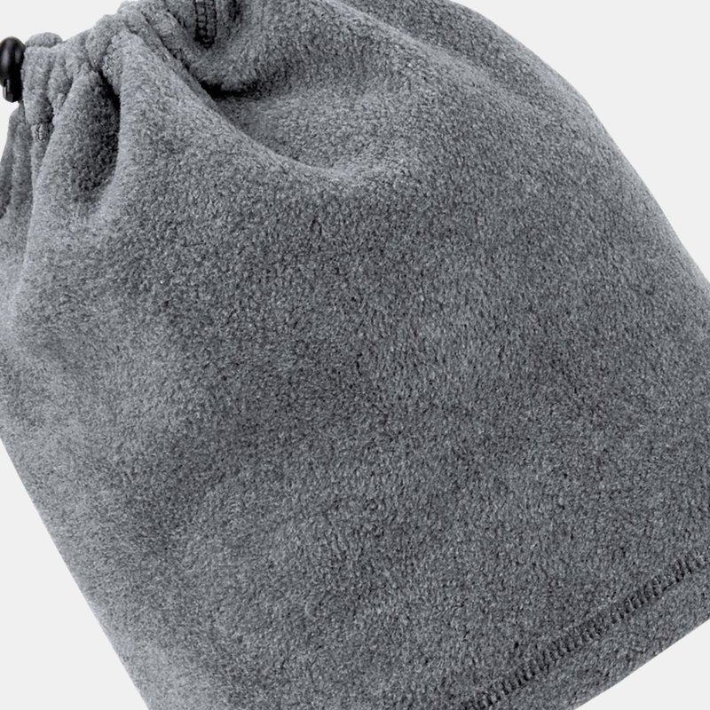 Beechfield Unisex Suprafleece™ Anti-pilling 2in1 Winter Hat And Neck Warmer/snood (charcoal) In Grey