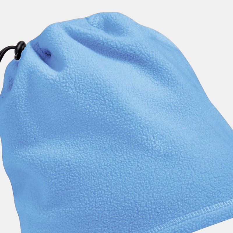 Beechfield Unisex Suprafleece™ Anti-pilling 2in1 Winter Hat And Neck Warmer/snood (sky Blue)