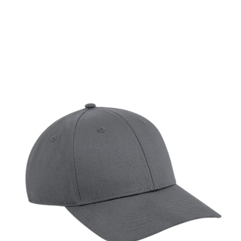 Beechfield Urbanwear 6 Panel Snapback Cap (light Graphite) In Grey