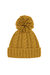 Beechfield® Unsiex Adults Cable Knit Melange Beanie (Mustard) - Mustard