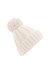 Beechfield® Unsiex Adults Cable Knit Melange Beanie (Oatmeal)