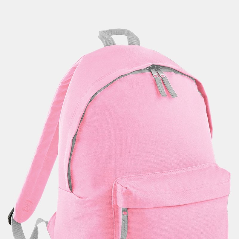Beechfield Childrens Junior Big Boys Fashion Backpack Bags/rucksack/school- Classic Pink/ Light Grey, One Size