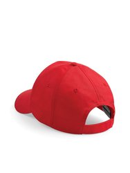 Plain Unisex Junior Original 5 Panel Baseball Cap - Bright Red