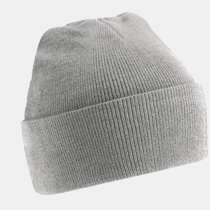 Beechfield Soft Feel Knitted Winter Hat -ash Grey