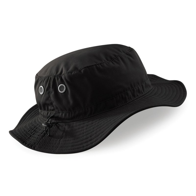 Beechfield Summer Cargo Bucket Hat/headwear In Black
