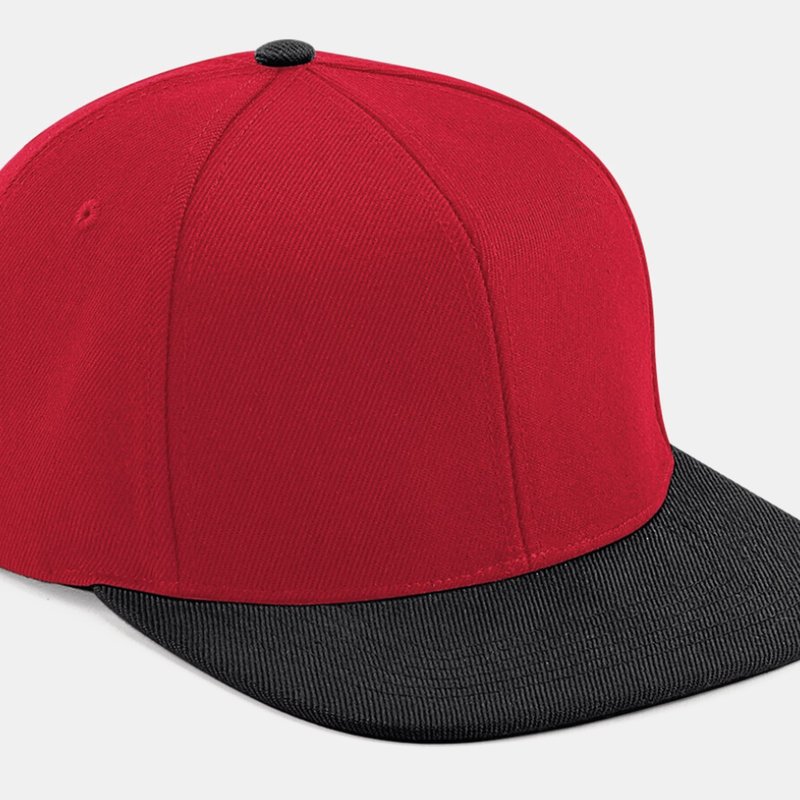 Beechfield Unisex Adult Two Tone Baseball Cap In Red