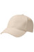 Unisex Pro-Style Heavy Brushed Cotton Baseball Cap/Headwear Pack Of 2 - Stone