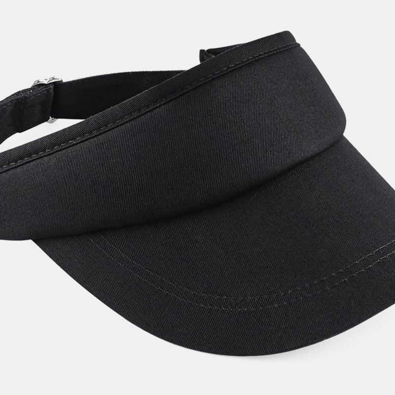 Beechfield Unisex Sports Visor / Headwear In Black