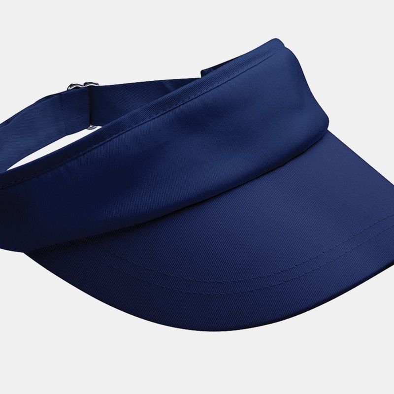 Beechfield Unisex Sports Visor / Headwear In Blue