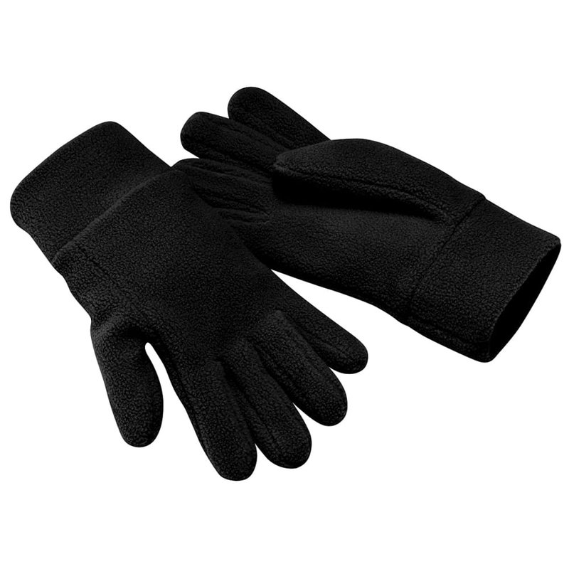Beechfield Unisex Suprafleece™ Anti-pilling Alpine Winter Gloves In Black