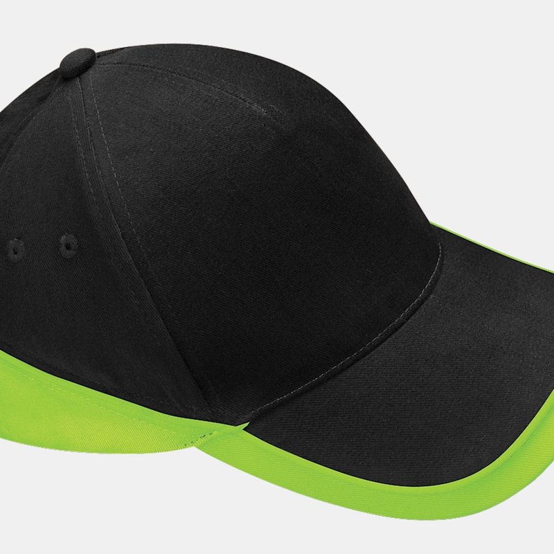Beechfield Unisex Teamwear Competition Cap Baseball/headwear In Black