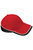 Unisex Teamwear Competition Cap Baseball / Headwear - Classic Red/Black - Classic Red/Black