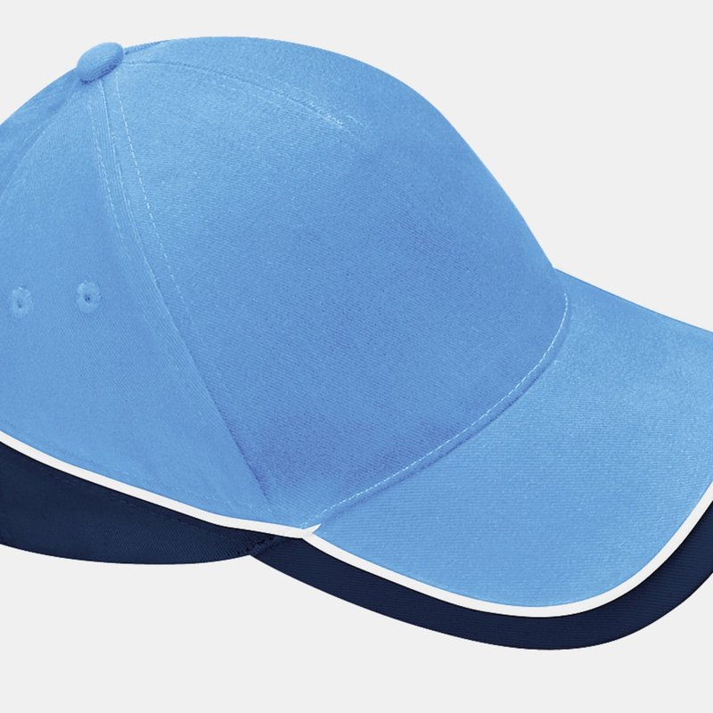 Beechfield Unisex Teamwear Competition Cap Baseball / Headwear Pack Of 2 In Blue