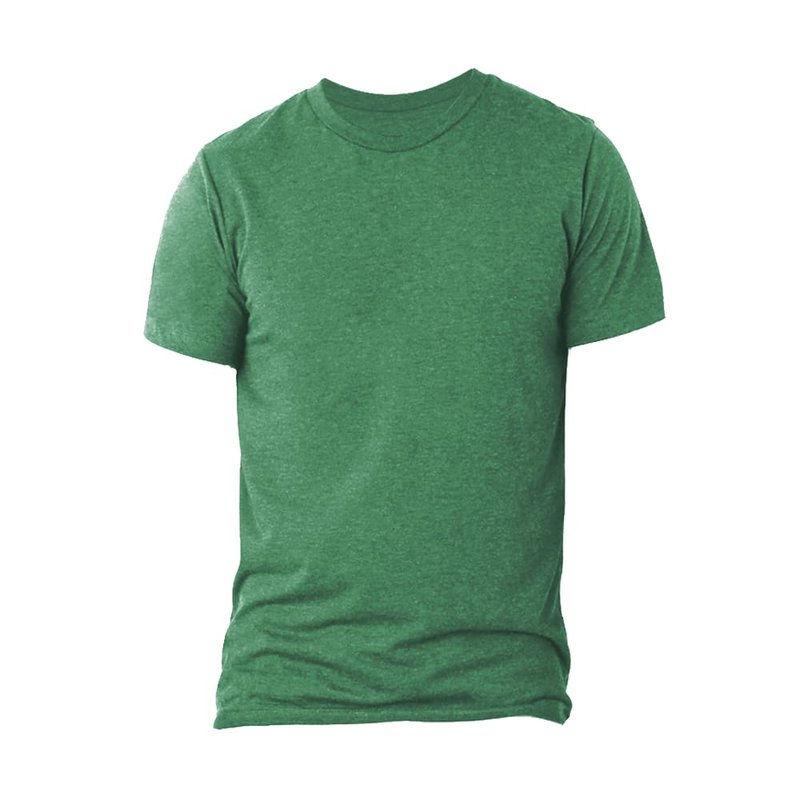 Bella+canvas Bella + Canvas Canvas Triblend Crew Neck T-shirt / Mens Short Sleeve T-shirt (green Triblend)
