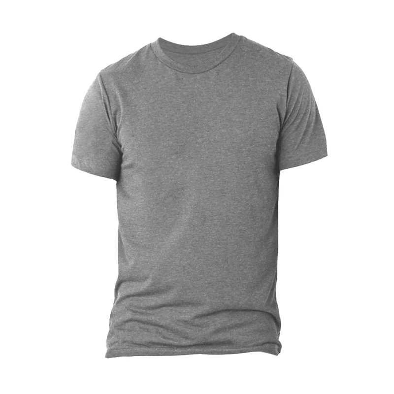 Bella+canvas Bella + Canvas Canvas Triblend Crew Neck T-shirt / Mens Short Sleeve T-shirt (grey Heather)
