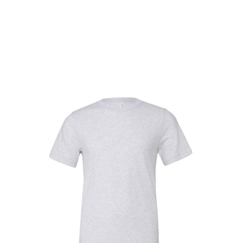 Bella+canvas Bella + Canvas Canvas Triblend Crew Neck T-shirt / Mens Short Sleeve T-shirt (white Fleck Triblend)