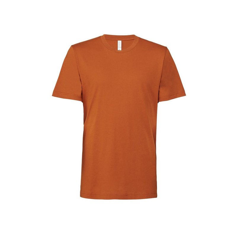 Bella+canvas Bella + Canvas Canvas Unisex Jersey Crew Neck Short Sleeve T-shirt (autumn) In Orange