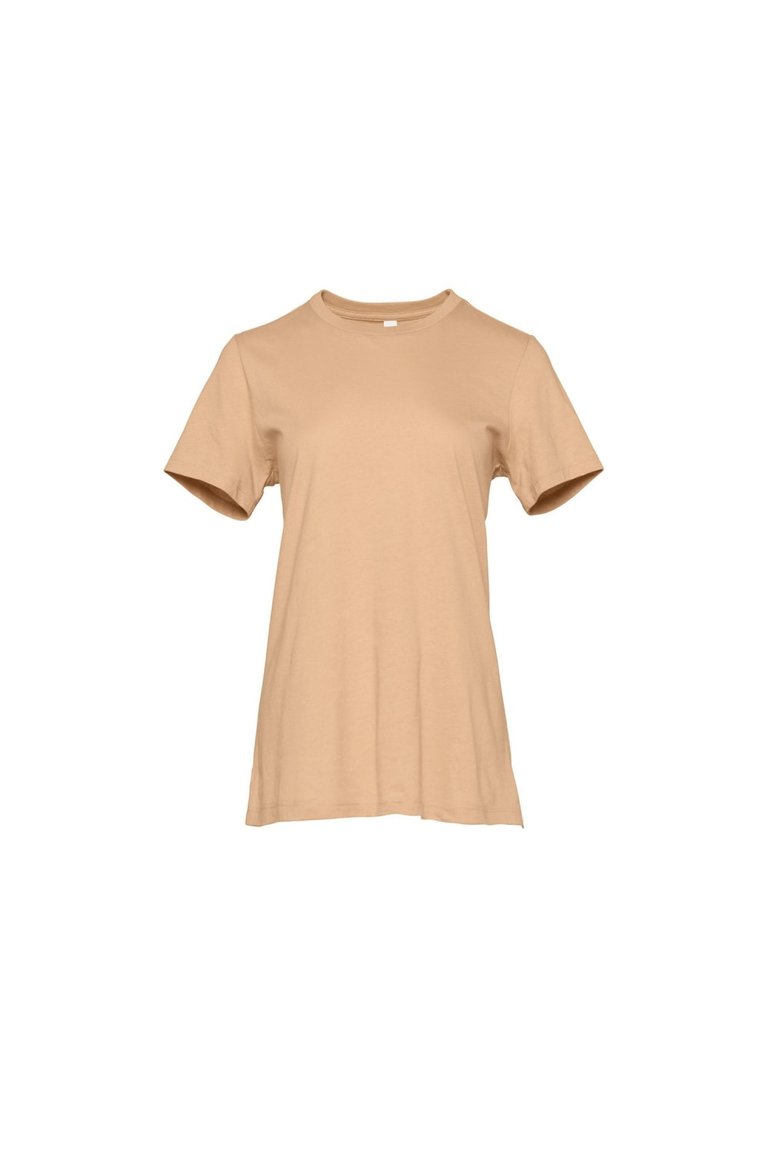 Womens/Ladies Jersey Relaxed Fit T-Shirt - Sand Dune - Sand Dune