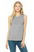Womens/Ladies Muscle Jersey Tank Top (Athletic Heather Grey)