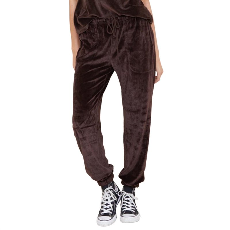 Shop Bella Dahl Relaxed Jogger Pant In Brown