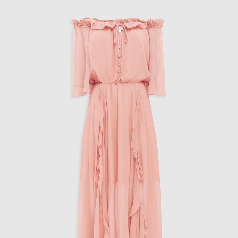Shop Belle & Bloom Amour Amour Ruffled Midi Dress In Pink